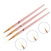 Liner Brush Set - 3 pieces