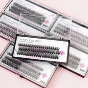 Stars Colors 60pcs Cluster Lashes 30D 0.07D 10mm