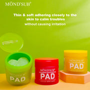 MONDSUB Ceramide Soothing Toner Pads 100pcs | Sensitive Skin