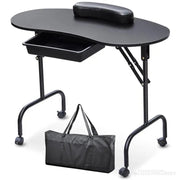 Foldable Manicure Station with Carry bag - Black MT-001