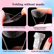 Vicovi 480pcs Full Cover Oval Nail Tips | Half Matte