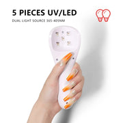 USB Rechargeable Handheld UV LED Nail Lamp YC01