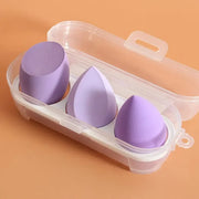 3 Pcs Beauty Blender Makeup Sponge Set with Case