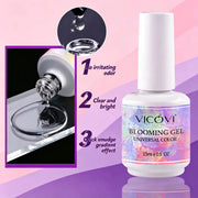 Vicovi Clear Blooming Gel 15ml | Marble Nail Art UV Gel