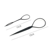 2 pcs Set Hair Braiding Tool & Pony Tail Maker