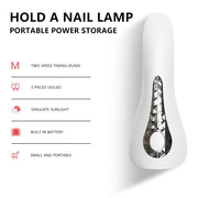 USB Rechargeable Handheld UV LED Nail Lamp YC01