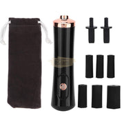 Makeup Brush Cleaner Set & Liquid Mixer (Eyelash Glue/Nail Polish) - Black
