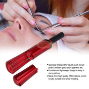 Makeup Brush Cleaner Set & Liquid Mixer (Eyelash Glue/Nail Polish) - Red/Black