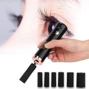 Makeup Brush Cleaner Set & Liquid Mixer (Eyelash Glue/Nail Polish) - White Rose Gold with Black Base Brush Cleaner