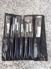 Makeup Brush Roll Up Case Set (7 brushes) - BGlam Beauty Shop