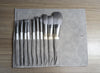 Makeup Brush Set 10 Pieces - Grey/White Makeup Accessories