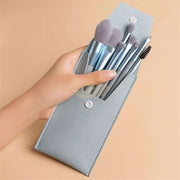 Makeup Brush Set 8 Pieces - Blue Makeup Brush