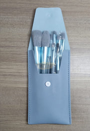 Makeup Brush Set 8 Pieces - Blue Makeup Brush