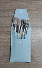 Makeup Brush Set 8 Pieces - Sky Blue Makeup Accessories