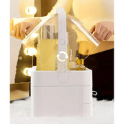 Makeup Organizer with drawers & handle | White Salon Furniture