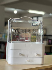 Makeup Organizer with drawers & handle | White Salon Furniture