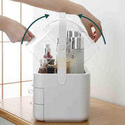 Makeup Organizer with drawers & handle | White Salon Furniture