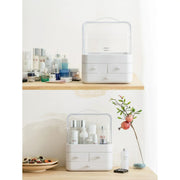 Makeup Organizer with drawers & handle | White Salon Furniture