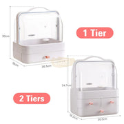 Makeup Organizer with drawers & handle | White Salon Furniture