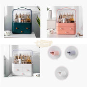 Makeup Organizer with drawers & handle | White Salon Furniture