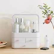 Makeup Organizer with drawers & handle | White Salon Furniture