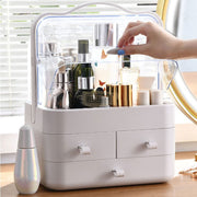 Makeup Organizer with drawers & handle | White Salon Furniture