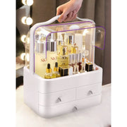 Makeup Organizer with drawers & handle | White Salon Furniture