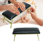 Manicure Arm Rest with Gold Frame Hand Rest