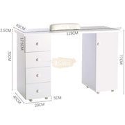 Manicure Table on wheels 119*45*78cm