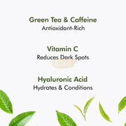 mcaffeine Naked Detox Green Tea Face Wash Dirt Removal Vitamin C Hyaluronic Acid All Skin Paraben & Sls Free 100 ml