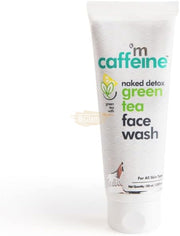 mcaffeine Naked Detox Green Tea Face Wash Dirt Removal Vitamin C Hyaluronic Acid All Skin Paraben & Sls Free 100 ml