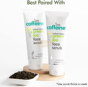 mcaffeine Naked Detox Green Tea Face Wash Dirt Removal Vitamin C Hyaluronic Acid All Skin Paraben & Sls Free 100 ml