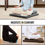 Meditation Cushion Set with bag 60*60cm Yoga Mat