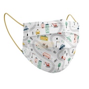 Medizer Kids Surgical Disposable Face Mask | Vehicles | KMB06 Personal Protective Equipment (PPE)