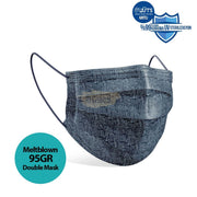 Medizer Mouds Patterned Series Surgical Disposable Face Mask | Blue Dmb06 Personal Protective