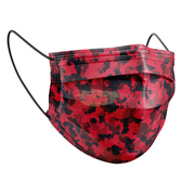 Medizer Mouds Patterned Series Surgical Disposable Face Mask | Orange Dmb101 Personal Protective