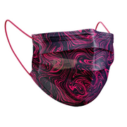 Medizer Mouds Patterned Series Surgical Disposable Face Mask | Purple Dmb03 Personal Protective