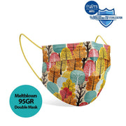Medizer Mouds Patterned Series Surgical Disposable Face Mask | Trees Personal Protective Equipment