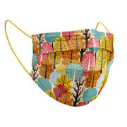 Medizer Mouds Patterned Series Surgical Disposable Face Mask | Trees Personal Protective Equipment