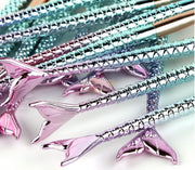 Mermaid Shape Makeup Brush Set Fish Tail Makeup Accessories