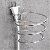 Metal Wall-Mounted Hair Dryer Holder | Stainless Steel (Holder Only) Hair Dryer Holder