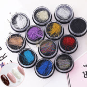 Metallic Nail Art Decoration Striping Lines - Available in 12 colors Nail Art