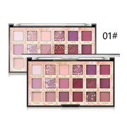 Miss Rose 18-Color Eyeshadow Palette Fashion 7001-437M1 Eyeshadow Palette