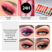 Miss Rose 24-Color Eyeshadow Palette 7001-025M6 Eyeshadow Palette