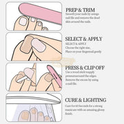 Misscheering Press On Toe Nails 01 Press On Nails