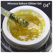 Mixcoco HEMA-Free Sakura Glitter Gel 10g | 02 Gel Nail Polish