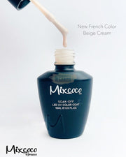 Mixcoco Soak-Off Gel Polish 15ml | Beige Cream Gel Nail Polish