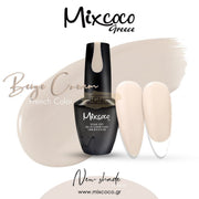 Mixcoco Soak-Off Gel Polish 15ml | Beige Cream Gel Nail Polish