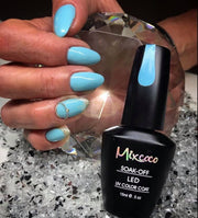 Mixcoco Soak-Off Gel Polish 15Ml - Blue 168 (Smc 063) Nail