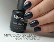 Mixcoco Soak-Off Gel Polish 15Ml - Blue Black Nail